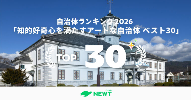 旅行アプリ『NEWT（ニュート）』梅雨の「お出かけ」は美術館・博物館へ。大人の知的好奇心を満たす「アートな自治体」ランキング ベスト30のメイン画像