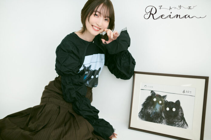 声優・上田麗奈さんが描いたイラストをデザインしたTシャツを期間限定販売！『アトリエReina Tシャツコレクション2026SS』が、4月18日（土）12時より受注開始！のメイン画像