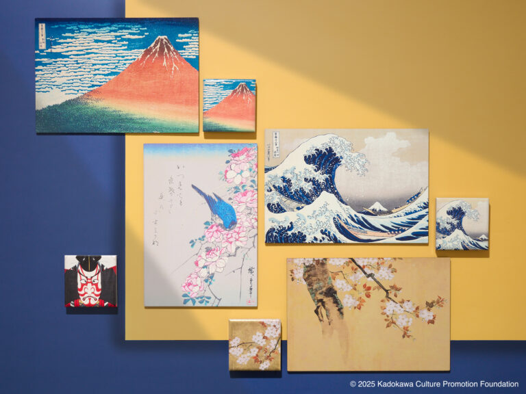 角川武蔵野ミュージアム「体感型デジタルアート劇場 浮世絵 RE:BORN」にて、浮世絵の名作をモチーフにしたPENONオリジナルアートグッズを限定発売のメイン画像