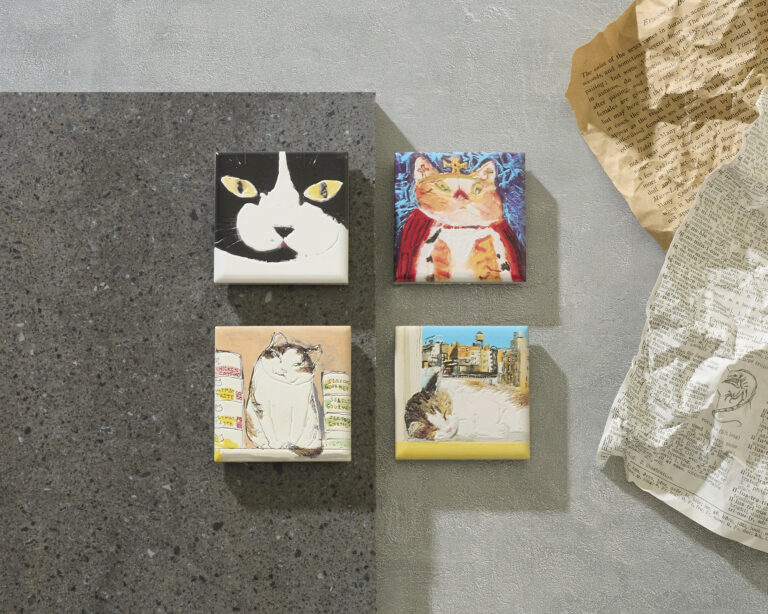 画家 久下貴史の作品世界の猫たちが大活躍するアートブランド「マンハッタナーズ」オリジナルの「PENONタッチミー！アートマグネット」誕生のメイン画像