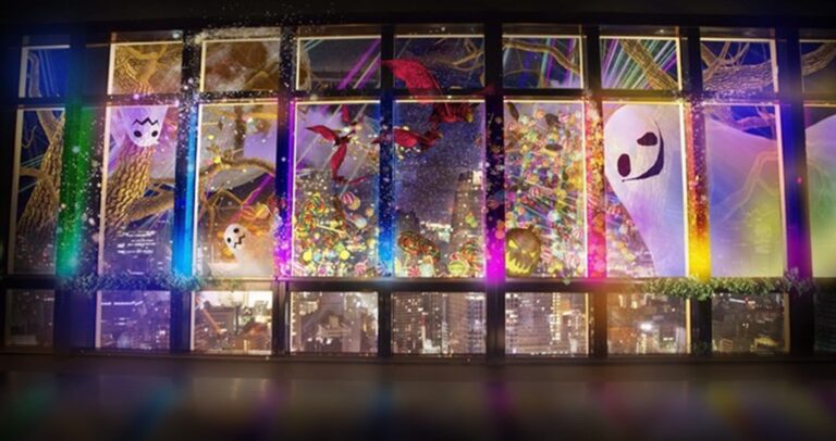 ネイキッド×東京タワーの夜景プロジェクションマッピングによるハロウィンパーティーショーのメイン画像