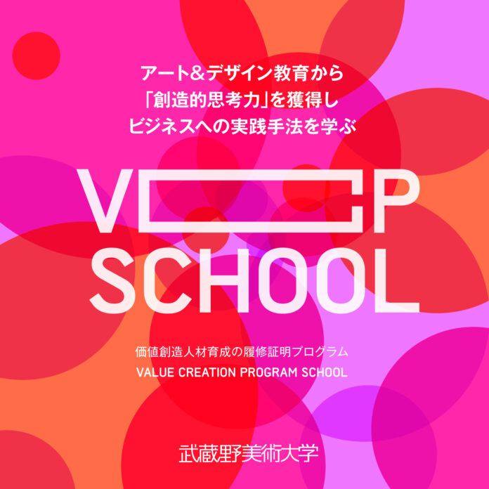 【厚生労働省特定一般教育訓練講座認定】創造的思考力で未来を切り拓く──武蔵野美術大学「VCP School」第4期募集開始のメイン画像