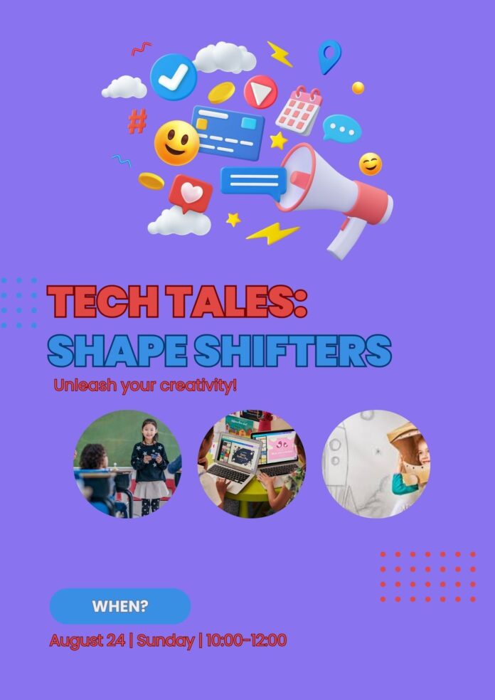 GLIオンラインイベント「Tech Tales: Shape Shifters」開催！ランダムな形から広がる、子どもの創造力と英語表現力のメイン画像