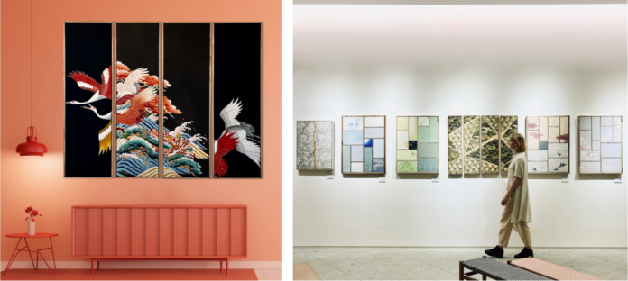 84468_262_main 渋谷で出会う「一期一会」 「ikasu」が展開する着物アップサイクルアート展のメイン画像