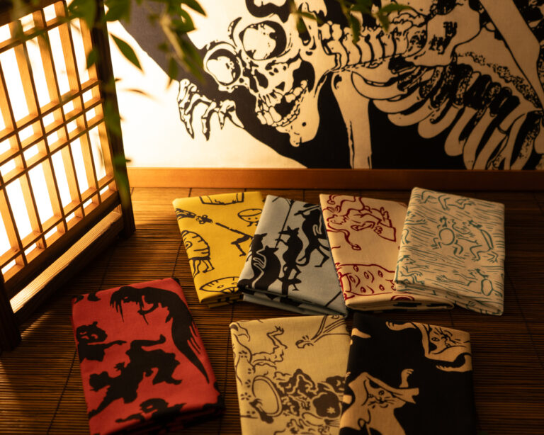 てぬぐい専門店「かまわぬ」による妖怪をテーマにした「あやかしてぬぐい」シリーズを7月４日(金)より発売！のメイン画像