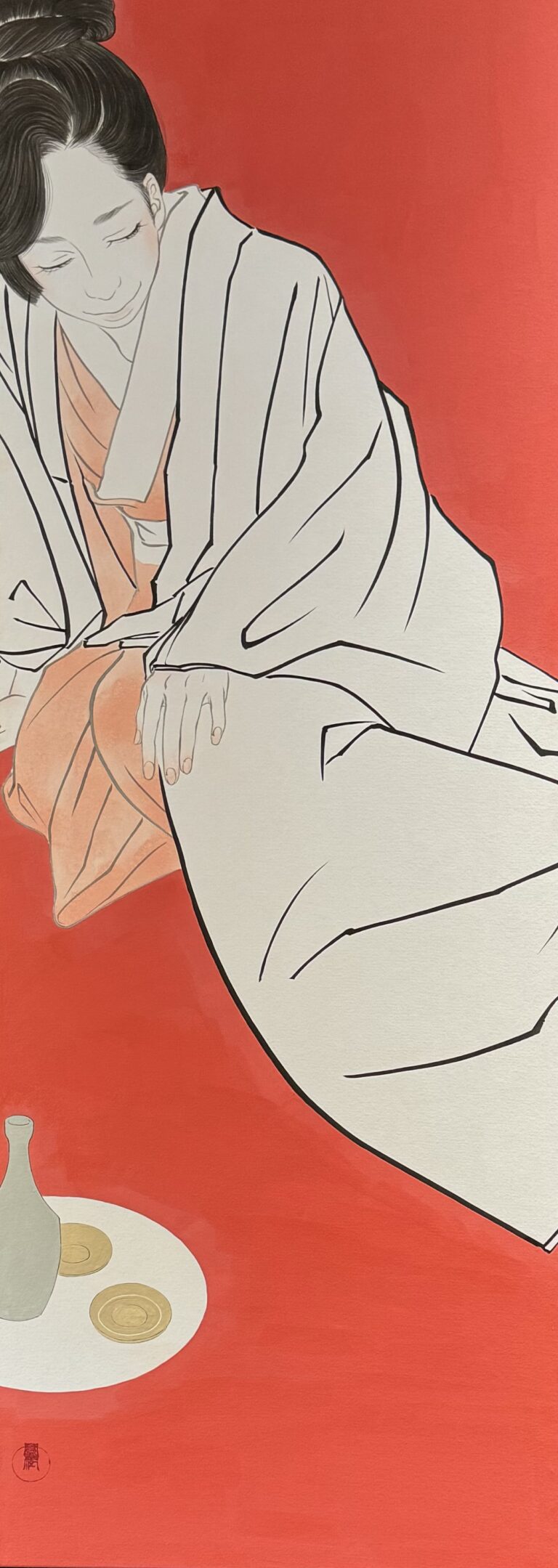 【タッセルホテル三条白川】日本画・諫山宝樹の個展　－酒脱－開催のメイン画像