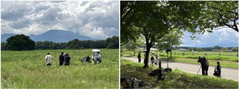 日本遺産を構成する千本松牧場の広大な自然景観を背景に、那須塩原市を舞台にした短編映画が撮影開始のメイン画像