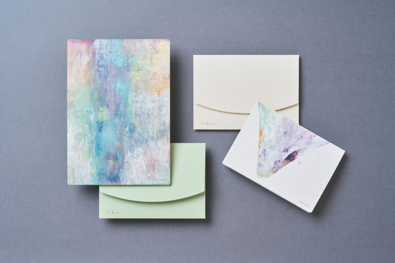 「アートを贈る」文具店 カキモリが2組のアーティストと作ったレターアイテムを発売のメイン画像