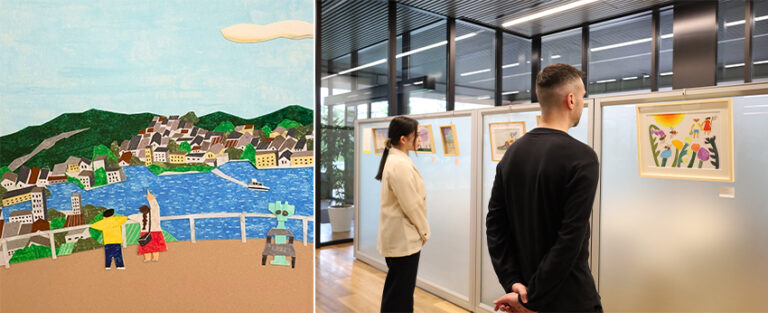 西宮市在住のイラストレーター山口ちよ子氏の作品展を開催のメイン画像
