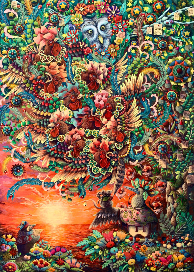 【京都岡崎 蔦屋書店】日本画家・刺繡作家 シロの個展「turning the next page」を12/14(土)より開催のメイン画像